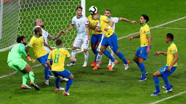 Live Report: Brasil vs Argentina di Copa America 2019
