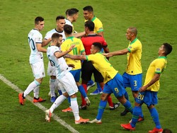 Drama VAR Brasil Vs Argentina Memanas