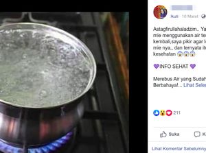 Kembali Beredar Hoaks Merebus Ulang Air Matang Bisa Sebabkan Keracunan Kembali Beredar Hoaks Merebus Ulang Air Matang Bisa Sebabkan Keracunan