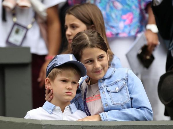 Dukung Ayah di Wimbeldon 2019, Ekspresi Anak Roger Federer Curi Perhatian