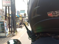 Viral Helm Canggih Abang Ojol, Bisa Ngobrol Tanpa Teriak