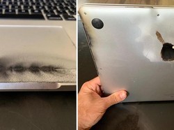 Bukti Baterai Bermasalah, MacBook Pro 15 Meleduk