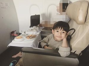 Yuk! Intip Momen Kulineran King Faaz, Anak Ganteng Fairuz