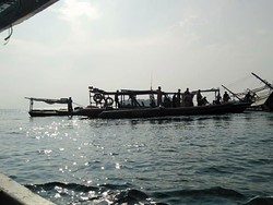 Cuaca Berkabut, Kapal Nelayan Terbalik di Kepulauan Seribu