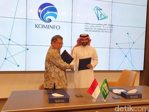 Sah! Indonesia-Arab Saudi Teken MoU Kolaborasi Digital