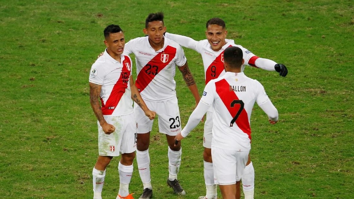 Peru melangkah ke final Copa America 2019 usai kalahkan Chile 3-0 (REUTERS/Luisa Gonzalez)