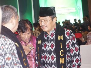 Jimly di Halalbihalal ICMI: Lupakan Hasil Pemilu dan Mari Bersatu