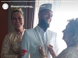 Begini Suasana Pernikahan Diego Michiels dengan Cewek Berhijab