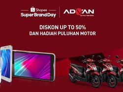 Advan Beri Diskon hingga 50% dan Hadiah Sepeda Motor