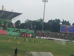 Sempat Tertinggal, PSMS Medan Taklukkan Perserang 3-2 di Stadion Teladan