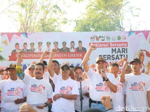 Pemilu Rampung, Warga Gresik Diajak Rajut Keguyuban