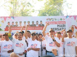Pemilu Rampung, Warga Gresik Diajak Rajut Keguyuban