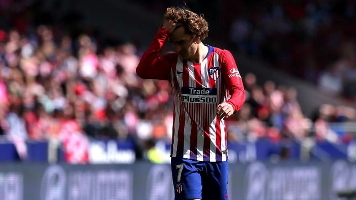 Plakat Nama Griezmann Di Wanda Metropolitano Diserang Fans