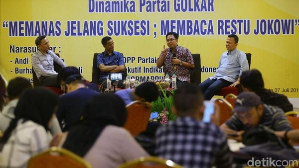 Diskusi Partai Golkar Soal Restu Jokowi