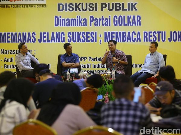 Diskusi Partai Golkar Soal Restu Jokowi