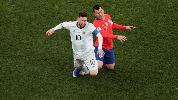 Lionel Messi mengantar Argentina finis ketiga di Copa America