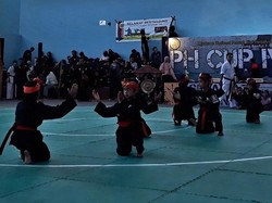 Ratusan Pesilat Unjuk Kebolehan di Kejurnas Pencak Silat di Bantul