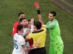 Kartu Merah Kedua Sepanjang Karier Messi