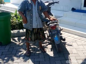 Biker Bersarung Berpeci yang Masuk Tol Waru Ngaku Pengawal Bupati