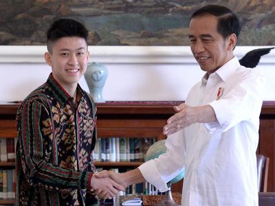 Momen Rich Brian Ngobrol soal Musik Bareng Jokowi