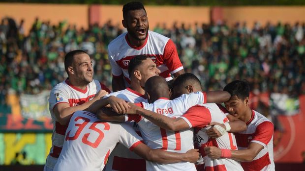 Madura United sempat 2-0 atas PSM Makassar. (