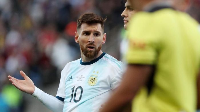 JUDI ONLINE Lionel Messi sangat kecewa dengan perhelatan Copa America 2019. (Foto: Amanda Perobelli)