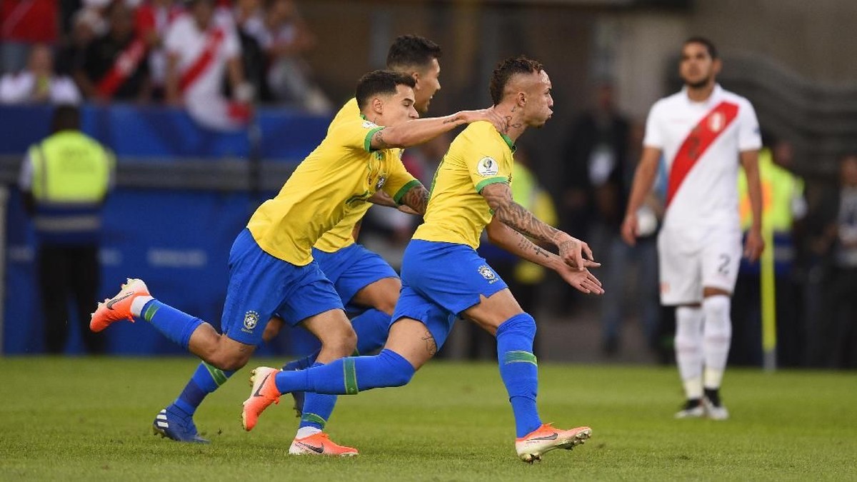 timnas Brasil juara Copa America 2019 setelah mengalahkan Peru 3-1. (Foto: Pedro Vilela/Getty Images)