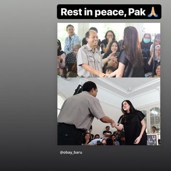Pertemuan Raisa dan Sutopo Purwo Nugroho