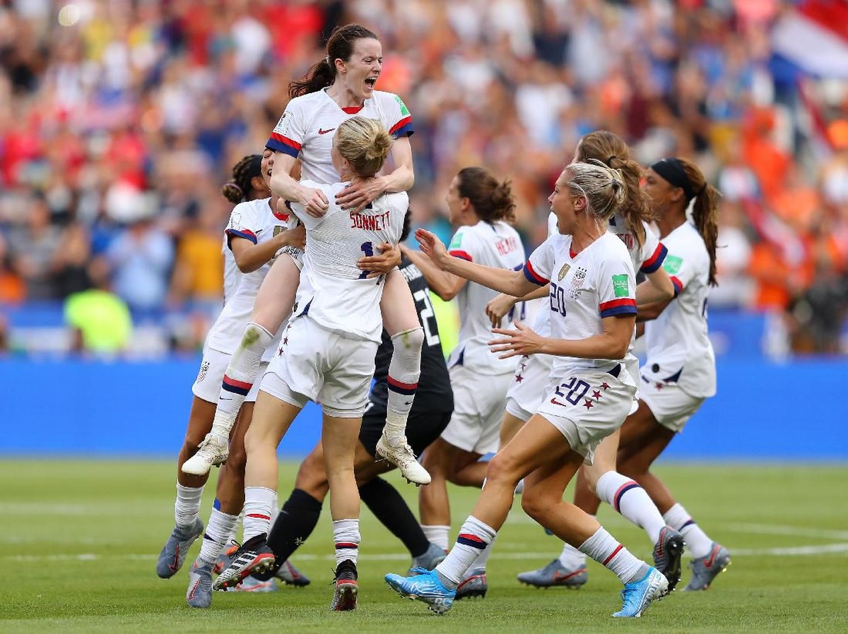 Timnas Amerika Serikat jadi juara Piala Dunia Wanita 2019 usai kalahkan Belanda 2-0 (Richard Heathcote/Getty Images)