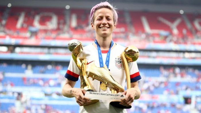 Kapten Timnas Putri AS, Megan Rapinoe. (Foto: Alex Grimm/Getty Images) Kapten Timnas Putri AS, Megan Rapinoe. (Foto: Alex Grimm/Getty Images)