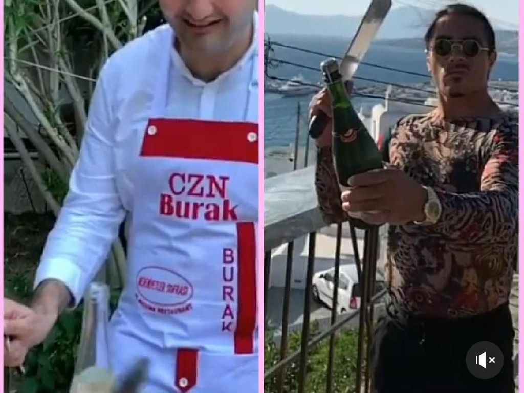 2 Chef Turki Kompak Ikutan Bottle Cap Challenge, Siapa yang Paling Seru?