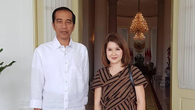 Presiden Jokowi dan Grace Natalie