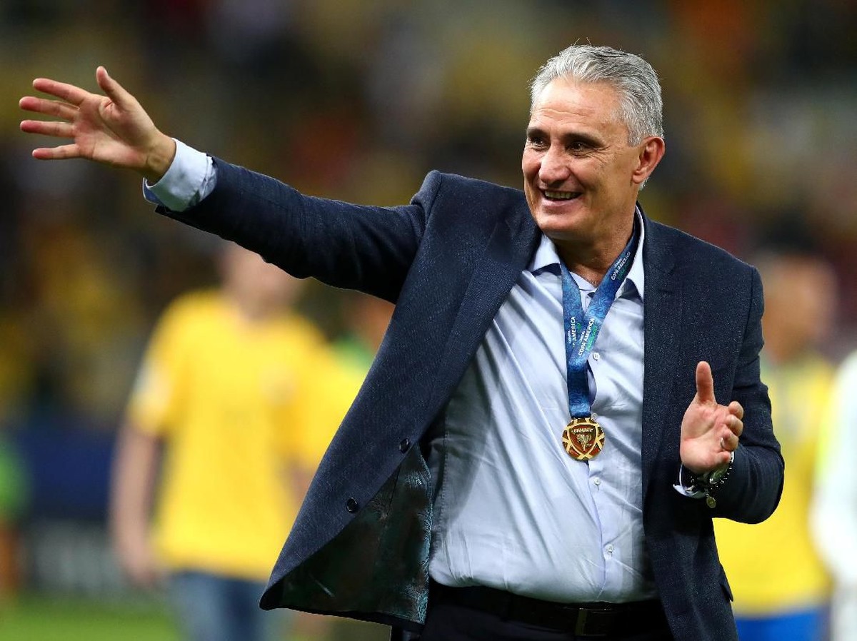 Pelatih Timnas Brasil, Tite. (Foto: Pilar Olivares/Reuters)