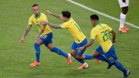 Everton sendiri menjadi top skor turnamen dengan tiga gol. REUTERS/Sergio Moraes.