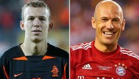 Begini lho perubahan wajah Arjen Robben. Robben masuk saja memutuskan mengakhiri karir sepakbolanya. International Champions Cup/Getty Images.