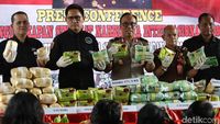 Penampakan 177,5 Kg Sabu yang Dimusnahkan Polri