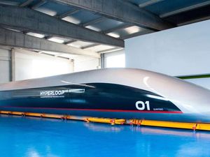 Foto Desain Hyperloop, Kereta Super Cepat Level Dewa