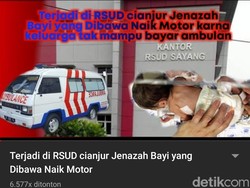 Viral, Kisah Jasad Bayi Dibawa Pulang Pakai Motor dari RSUD Cianjur