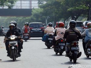Tak Kena Ganjil Genap, Motor Wajib Lewat Jalur Khusus