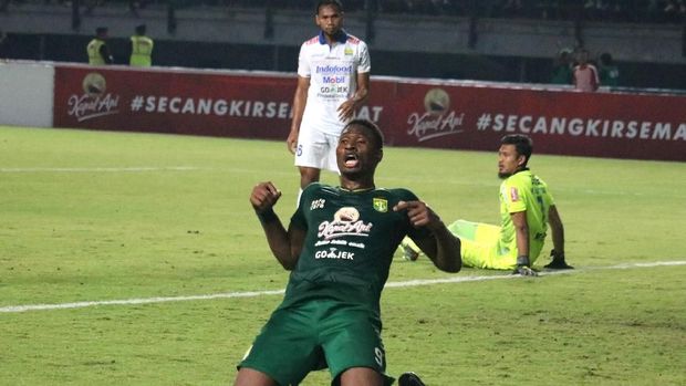Persebaya saat mengalahkan Persib Bandung 4-0. (