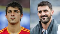 Begini perubahan wajah mantan penyerang Timnas Spanyol, David Villa. Corbis/ Getty Images.