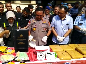 Polda Jambi Musnahkan Narkoba Senilai Rp 10 miliar