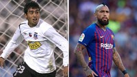 Arturo Vidal mengawali kariernya di Club Colo-colo, Chile. Seperti inilah tampangnya saat ini. AFP/ Getty Images.