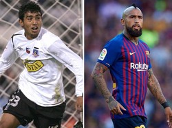Arturo Vidal mengawali kariernya di Club Colo-colo, Chile. Seperti inilah tampangnya saat ini. AFP/ Getty Images.