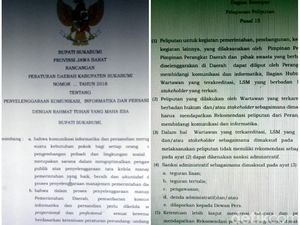 Raperda KIP Sukabumi, Wartawan Meliput Tanpa Izin Diskominfo Kena Sanksi Raperda KIP Sukabumi, Wartawan Meliput Tanpa Izin Diskominfo Kena Sanksi