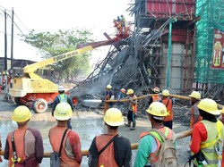 PUPR Selidiki Penyebab Cor Beton Proyek Tol Lingkar Bogor Ambrol