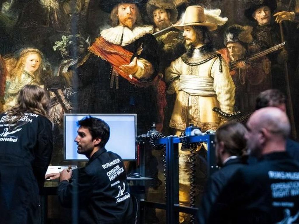 Pertama Kali, Restorasi Lukisan Terkenal Bisa Ditonton Pengunjung Museum Pertama Kali, Restorasi Lukisan Terkenal Bisa Ditonton Pengunjung Museum