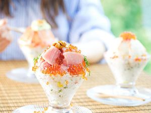 Bukan Es Krim, Parfait Ini Terbuat dari Nasi dan Aneka Seafood Bukan Es Krim, Parfait Ini Terbuat dari Nasi dan Aneka Seafood