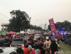 Laga Persija Vs Persib Usai, Lalin di Sekitar GBK Macet