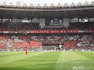 Suasana Angker GBK saat Laga Persija VS Persib